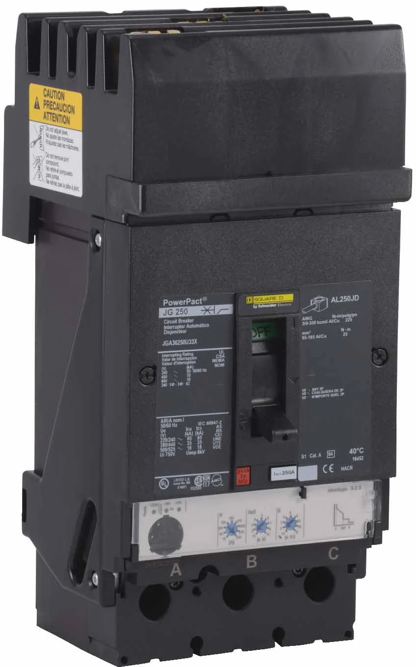 JGA36250U33X - Square D - Molded Case Circuit Breakers
