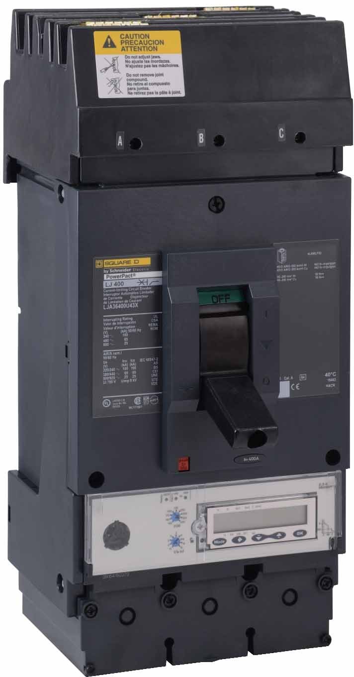 LJA36400U43X - Square D - Molded Case Circuit Breakers