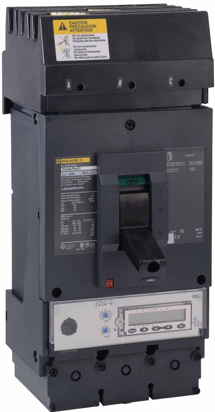 LJA36600U44X - Square D - Molded Case Circuit Breakers