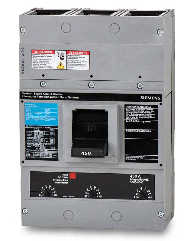 LXD63B450H - Siemens - Molded Case Circuit Breaker