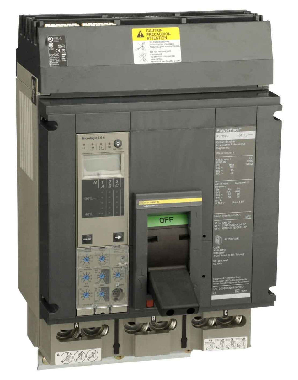 PJA36100U41A - Square D - Molded Case Circuit Breaker