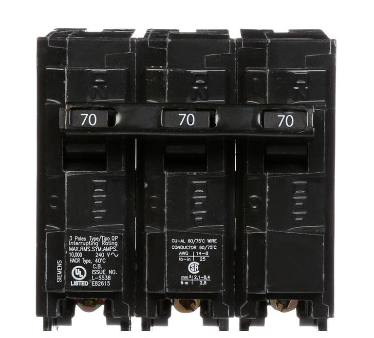 Q370 - Siemens - 70 Amp Circuit Breaker