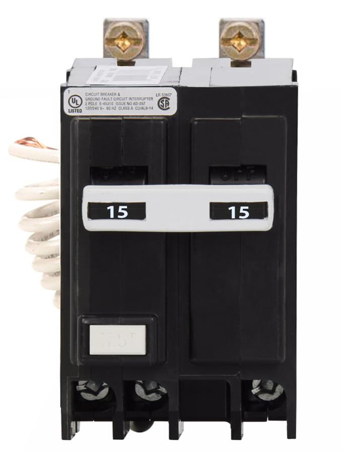 QB2015GF - Eaton - 15 Amp GFCI Circuit Breaker