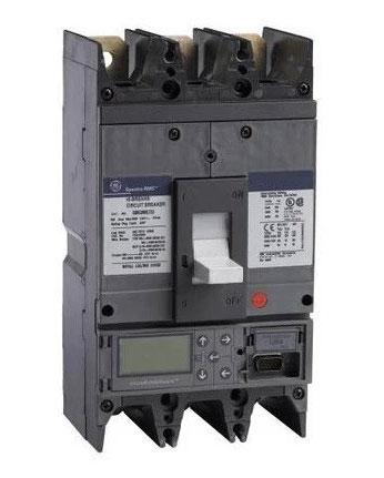 GE SGHC3604L4XX – 3‑Pole 400 A 600 V AC Molded Case Breaker, Spectra Series, Solid‑State, 35 kAIC @ 480 V