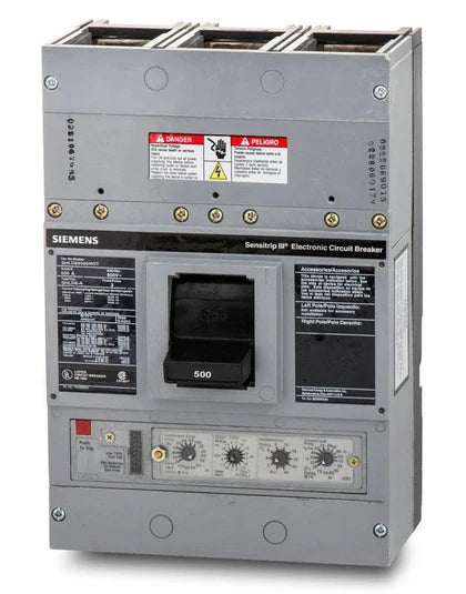 SHLD69500NGT - Siemens Bolt-On 600V 500A 3 pole circuit breaker 65kA@480V
