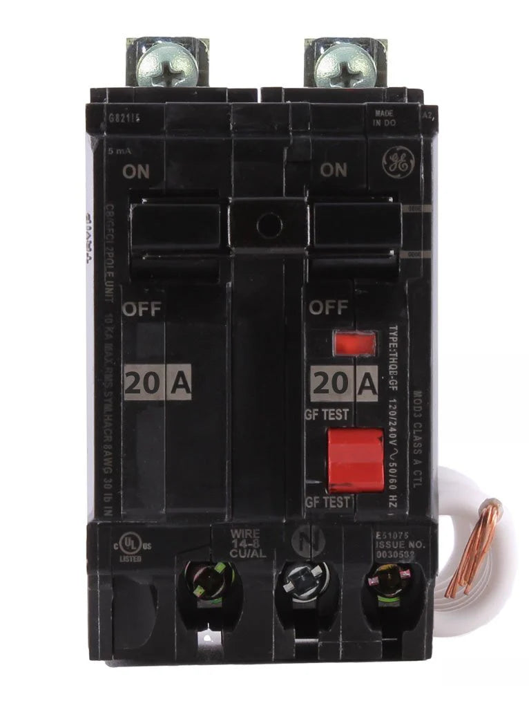 THQB2120GFT - GE - 20 Amp GFCI Circuit Breaker