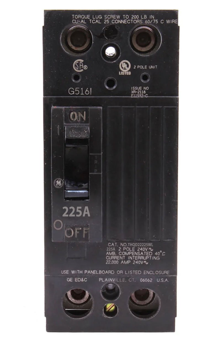 THQD22225WL - GE - Molded Case Circuit Breaker
