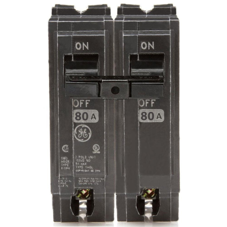 THQL2180 - GE - 80 Amp Circuit Breaker is