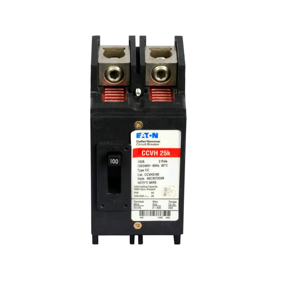 Eaton CCVH2175 CCV Tenant Main Circuit Breaker – 175A, 2-Pole, 120/240V, 25 kAIC