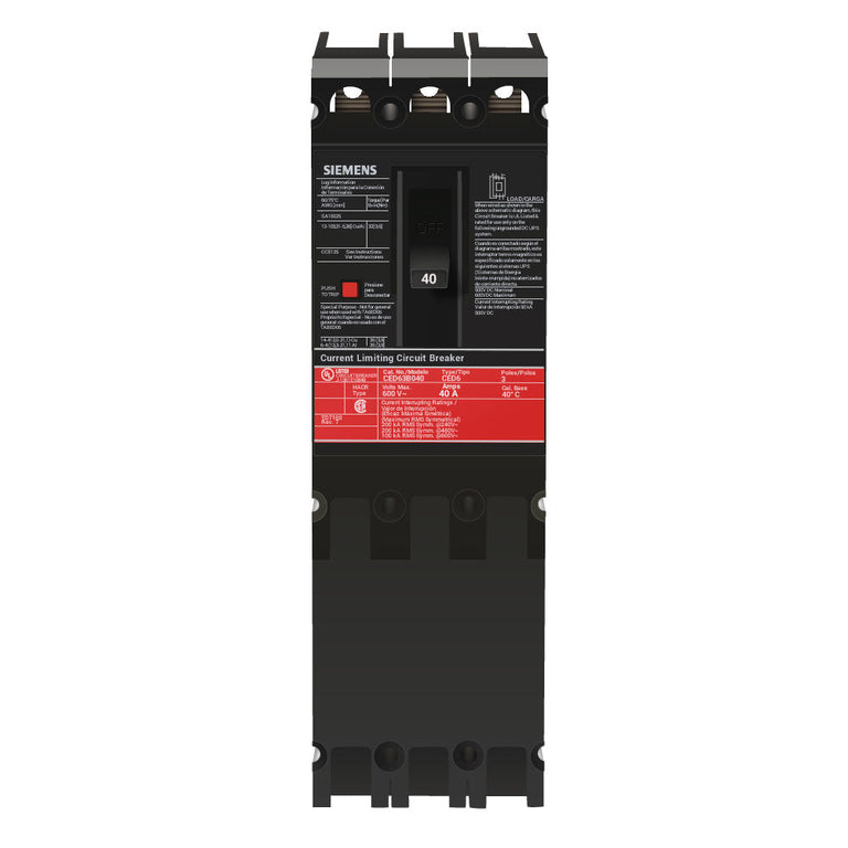 CED63B040 - Siemens - Molded Case Circuit Breaker