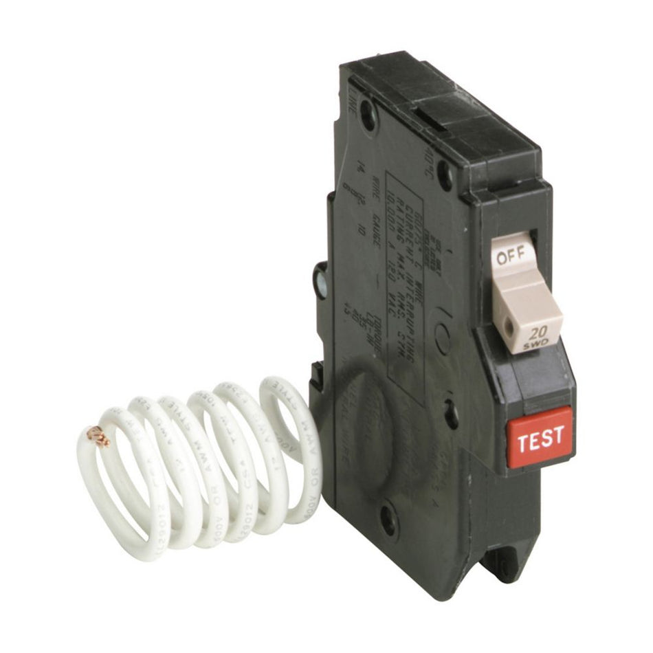 Eaton CHF120ST CH Thermal Magnetic Circuit Breaker – 20A, 1-Pole, 120/240V, Shunt Trip