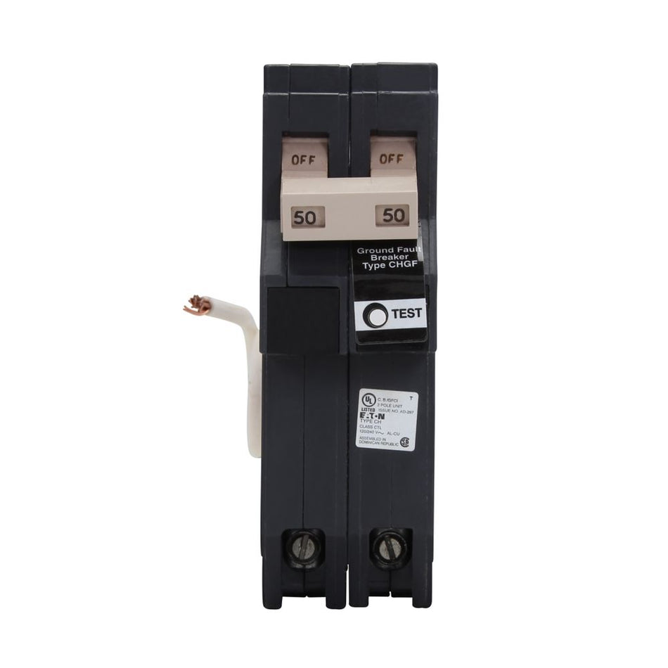 Eaton CHFN220GF CH GFCI Circuit Breaker – 20A, 2-Pole, 120/240V, Ground Fault Protection
