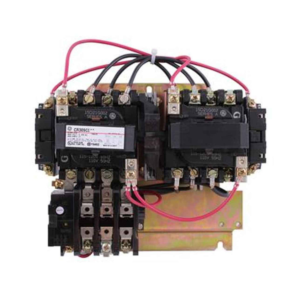 General Electric CR309E002 Reversing Magnetic Motor Starter – 3 Pole, 90A, 600V, 300-Line Series