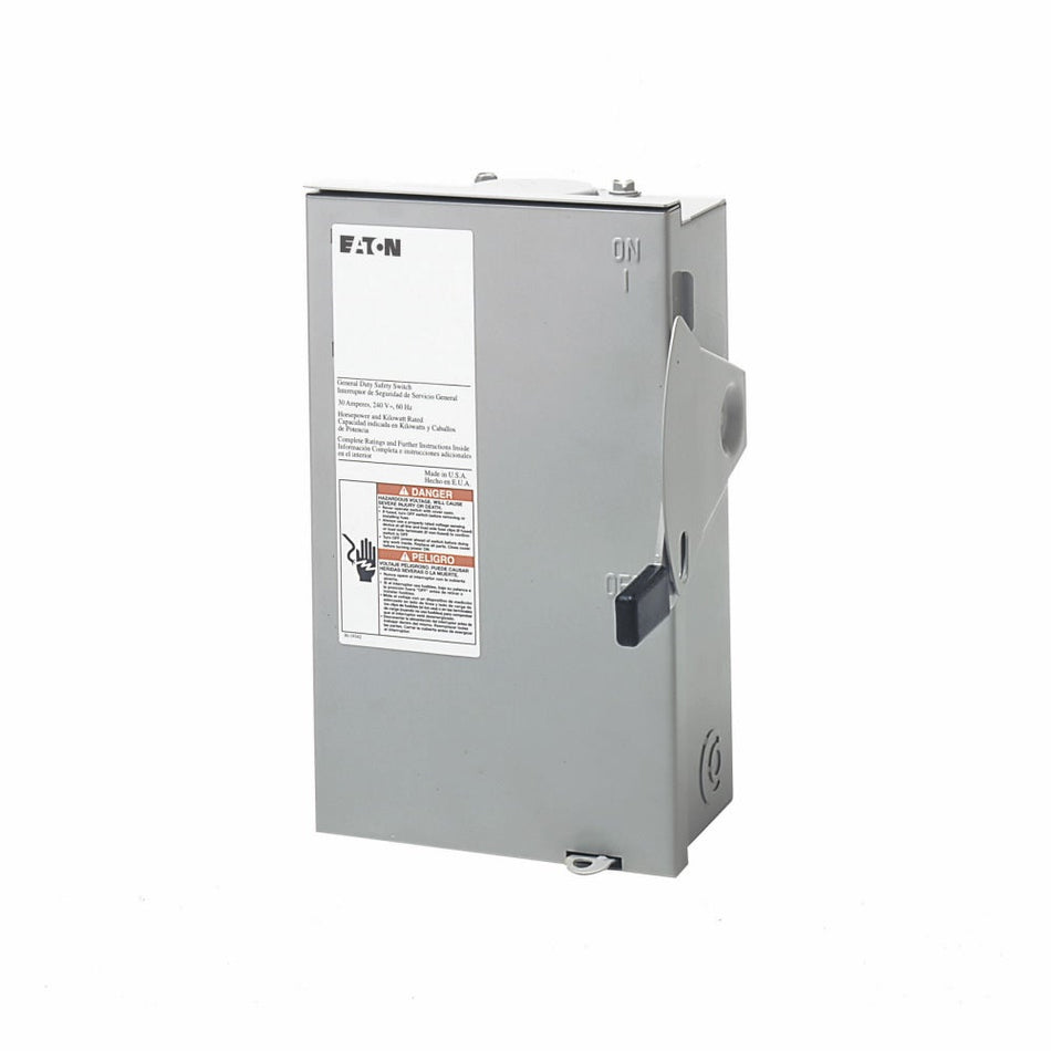 DG321NRB - Eaton - 30 Amp Disconnect and Safety Switch