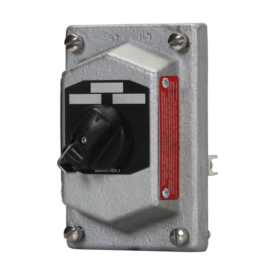 Eaton Crouse-Hinds DSD926 Selector Switch Cover & Device Sub-Assembly – Hazardous Location Rated