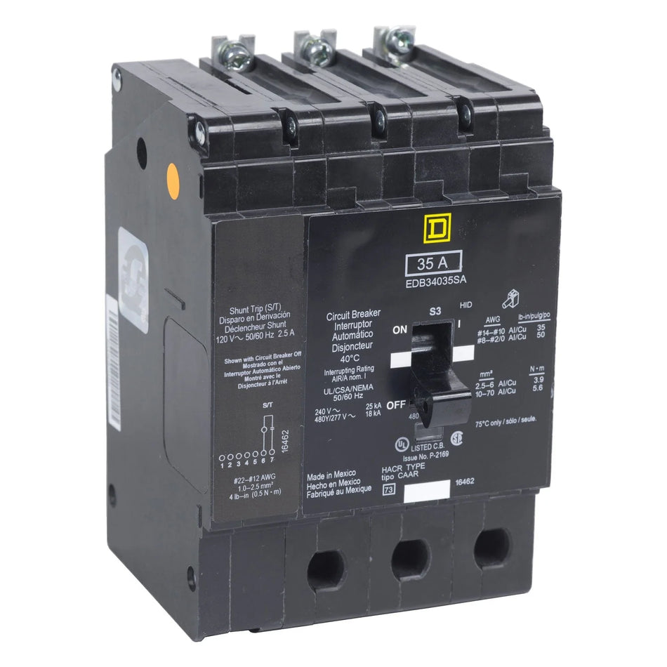 EDB34125AABASA - Square D - Molded Case Circuit Breaker
