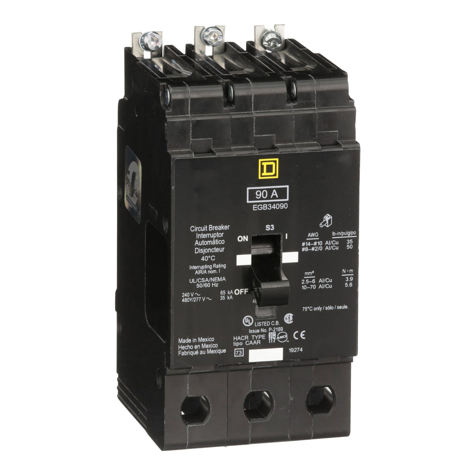 EGB34090 - Square D - Molded Case Circuit Breaker