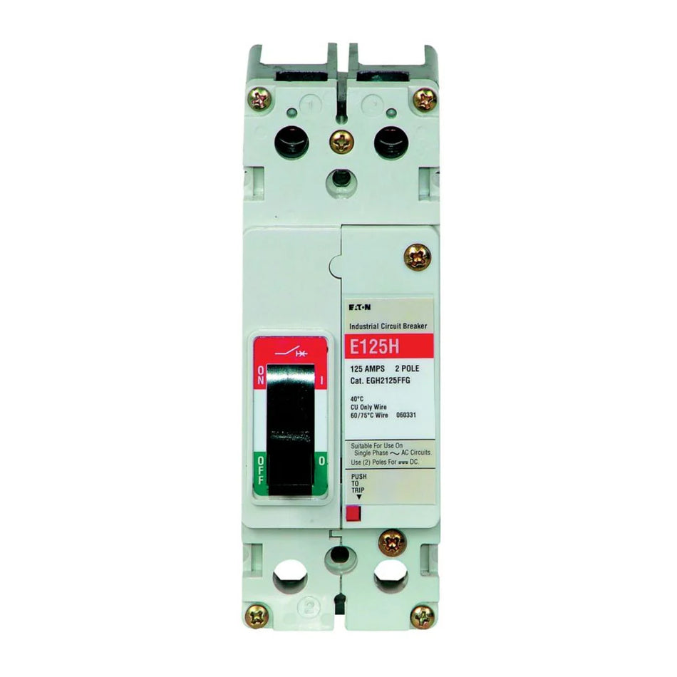 EGS2020FFG - Cutler Hammer Feed-Thru 600V 20A 2 pole circuit breaker 35kA@480V