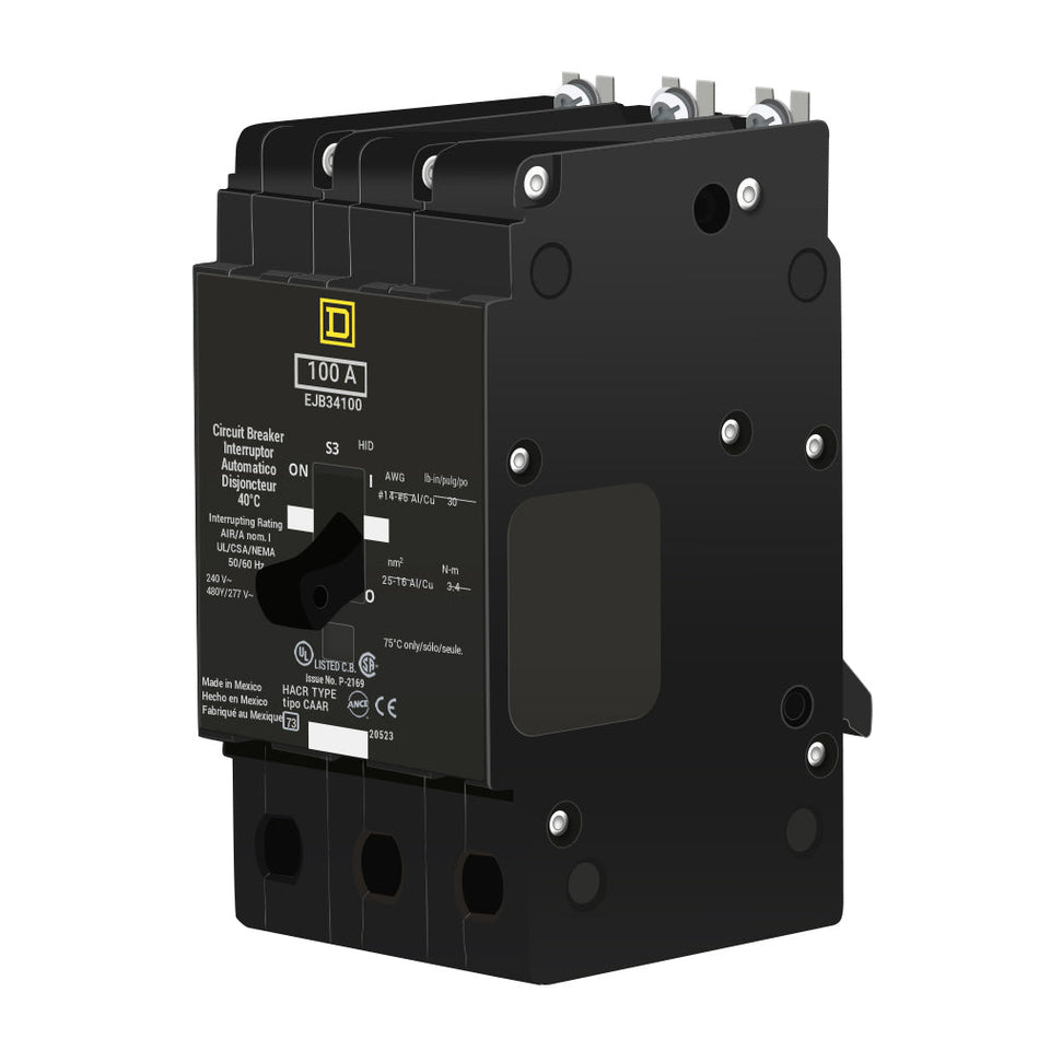 EJB34100 - Square D - Molded Case Circuit Breaker