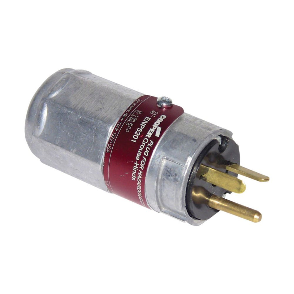 Eaton Crouse-Hinds Ark-Gard ENP6202 Plug – 20A, 250VAC, NEMA 6-20P, Hazardous Location Rated