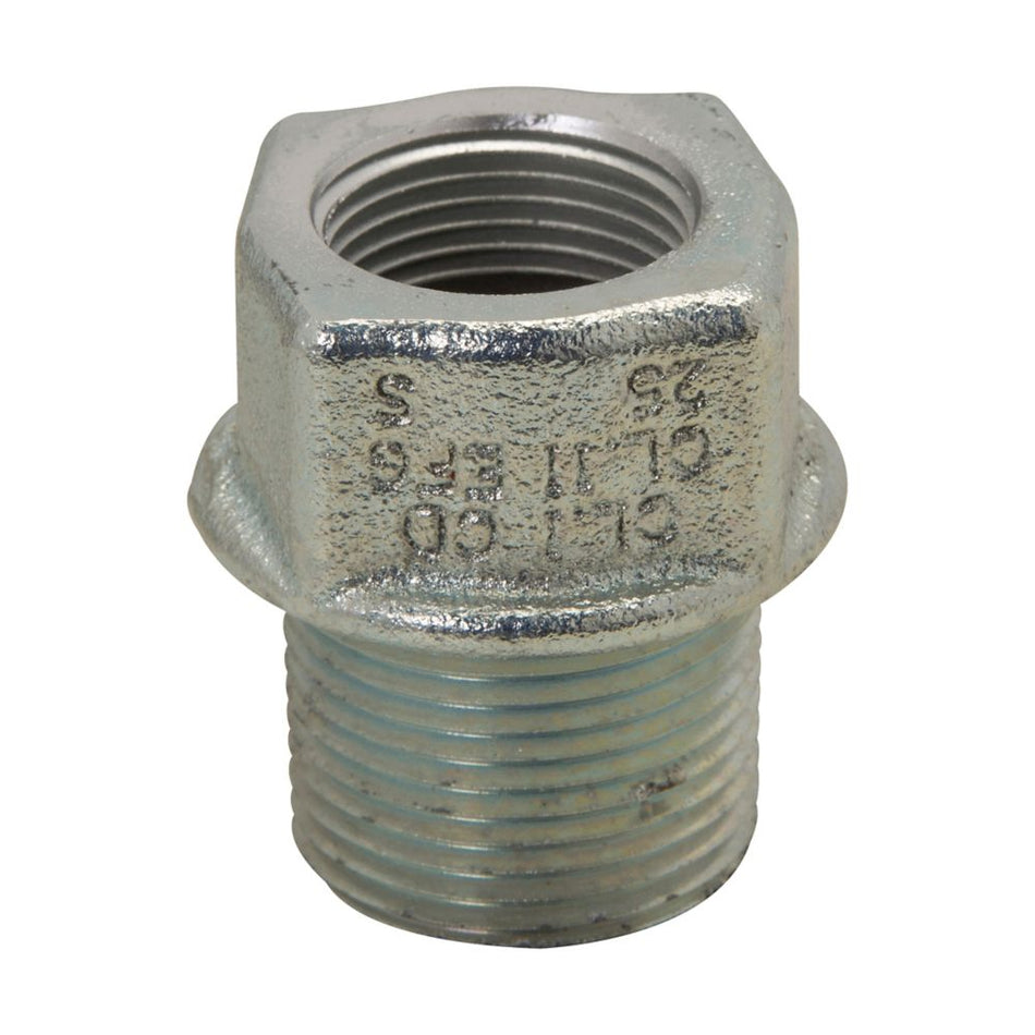 Eaton Crouse-Hinds ES76 Sealing Hub – 2 in Female × 2-1/2 in Male, Feraloy Iron Alloy, Hazardous Location Rated