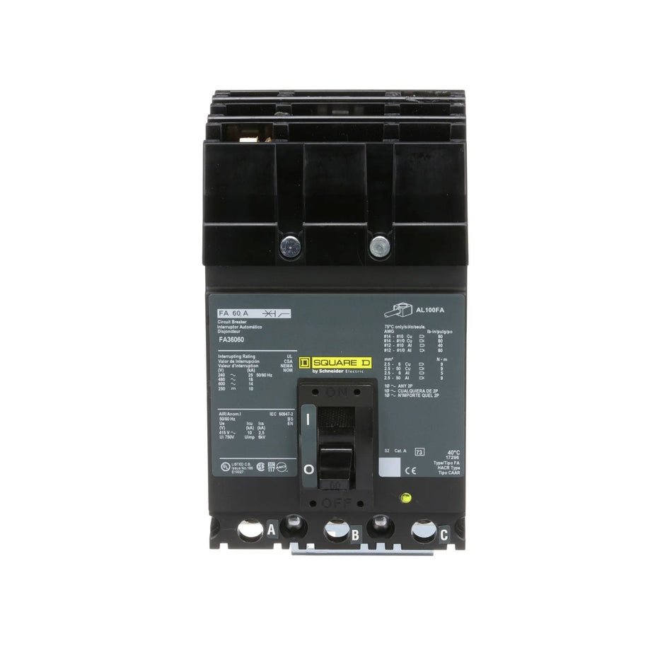 FA36060 - Square D - Molded Case Circuit Breaker