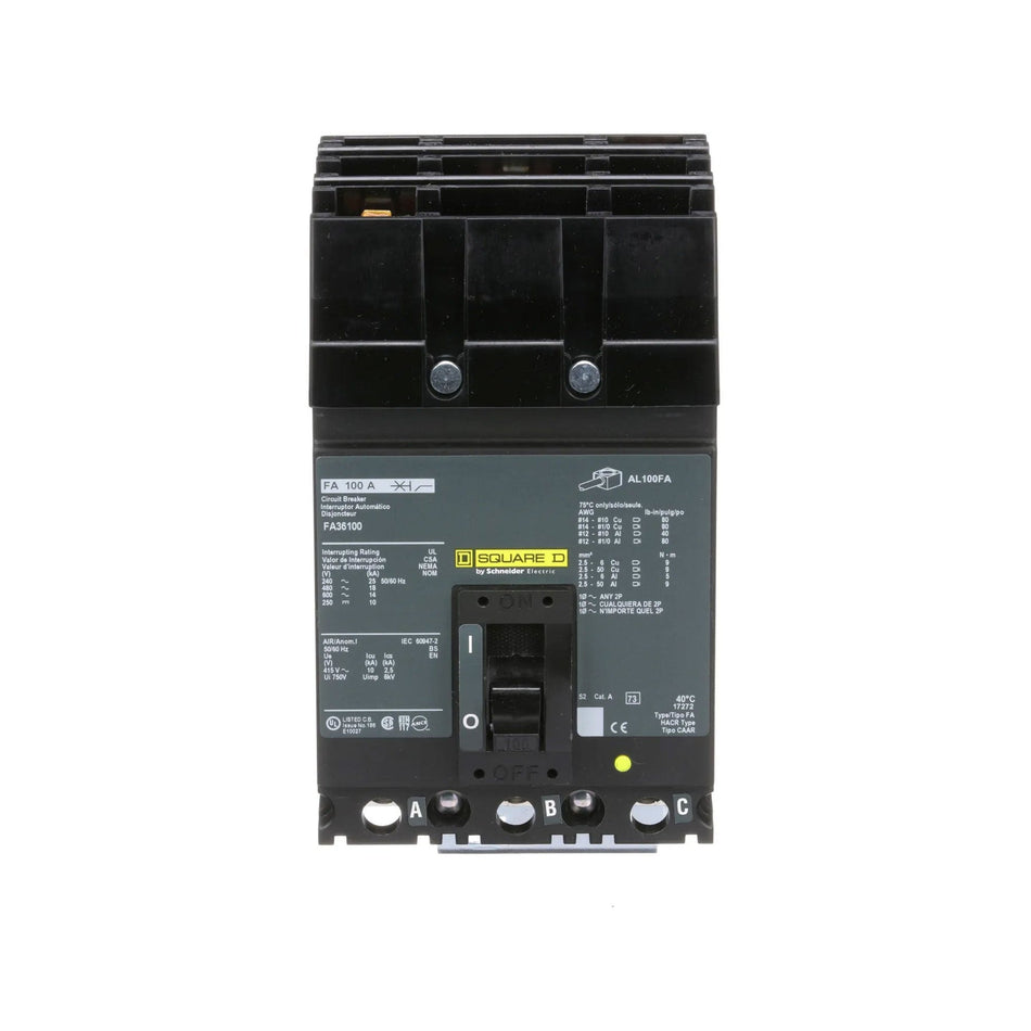 FA36080 - Square D - Molded Case Circuit Breaker
