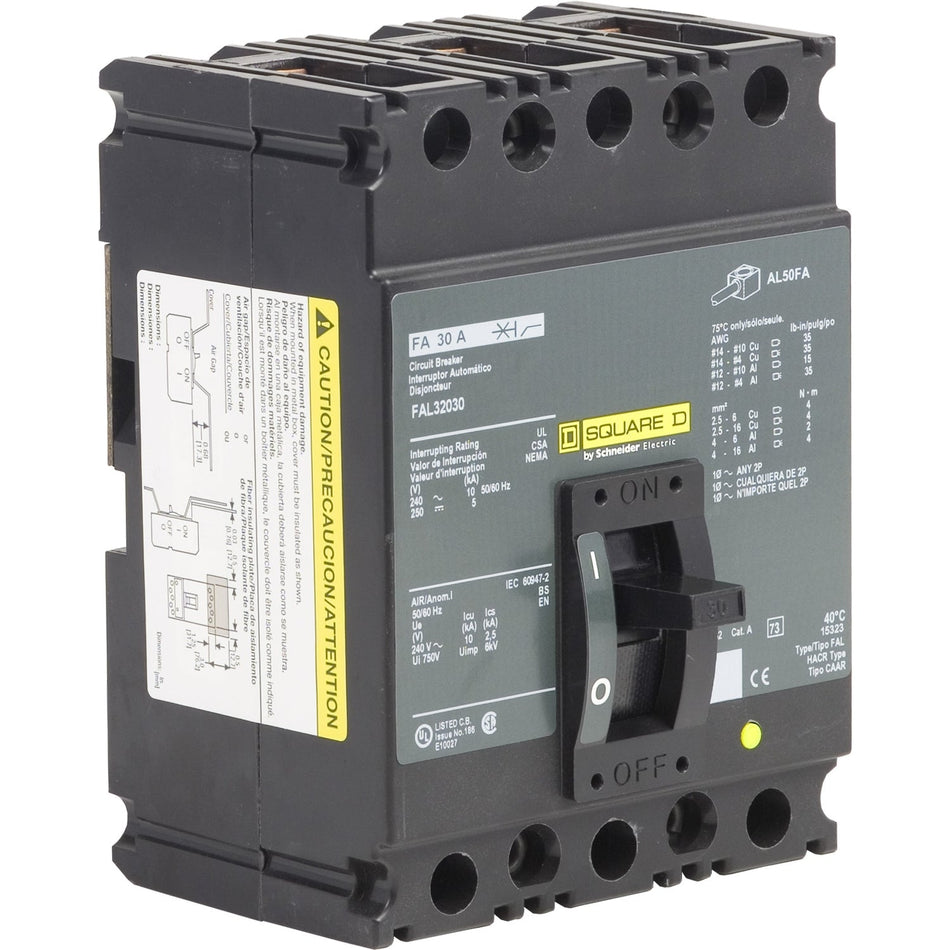 FAL32030 - Square D - 30 Amp Molded Case Circuit Breaker
