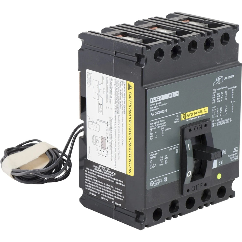 FAL340601021 - Square D - 60 Amp Molded Case Circuit Breaker