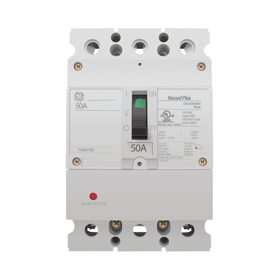 FBN36TE050RV - GE - Molded Case Circuit Breaker