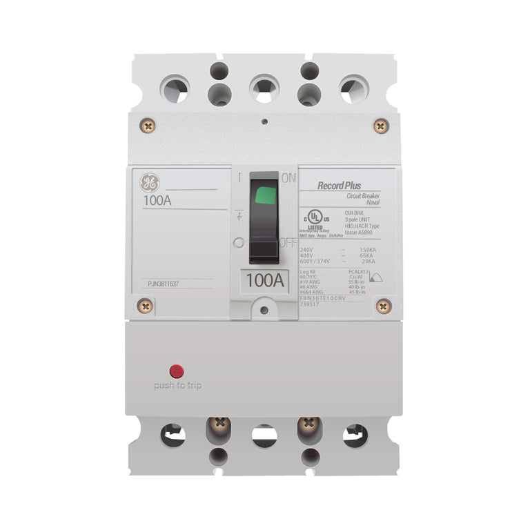 FBN36TE100RV - GE - Molded Case Circuit Breaker
