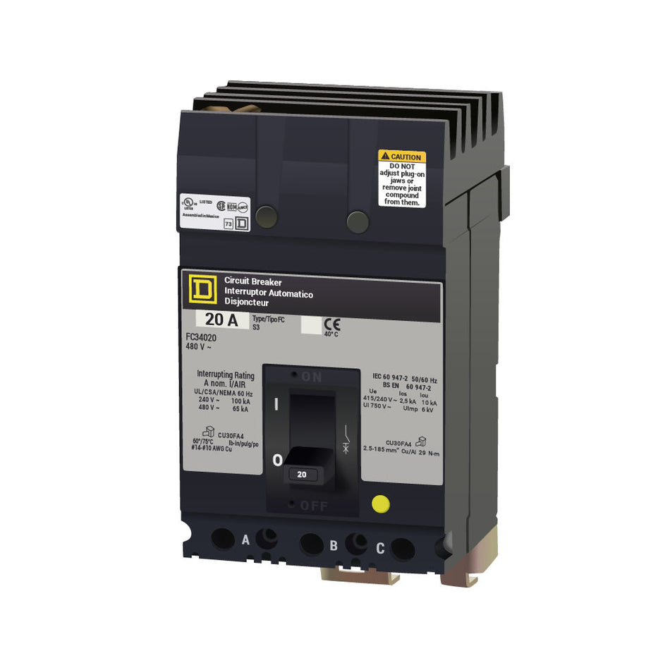 DK3250W - Eaton - 250 Amp Molded Case Circuit Breaker