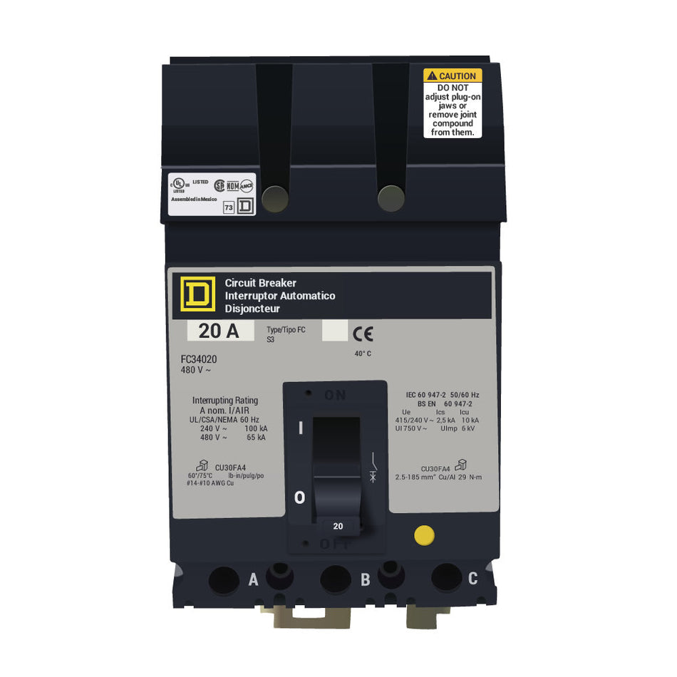 DK3250W - Eaton - 250 Amp Molded Case Circuit Breaker