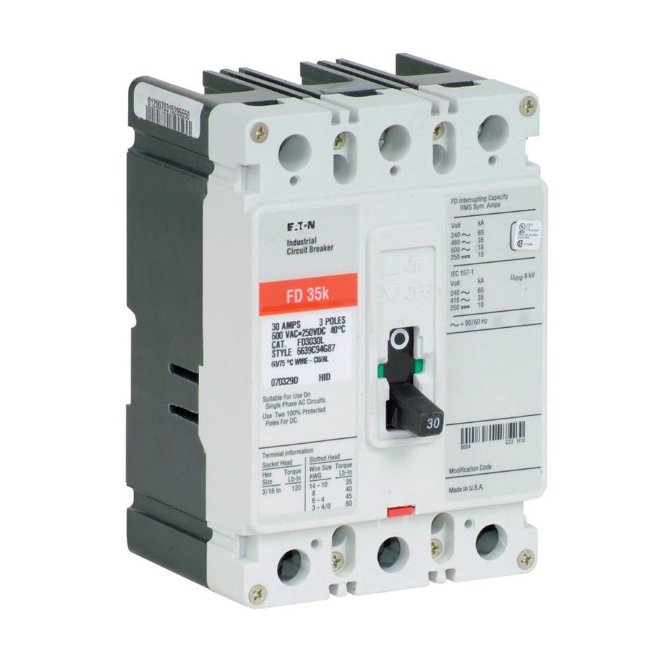 FD3030 - Eaton - Molded Case Circuit Breaker