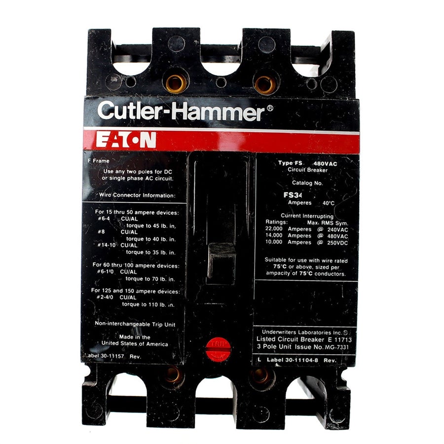 FS340035A - Thomas & Betts 35 Amp Molded Case Circuit Breaker