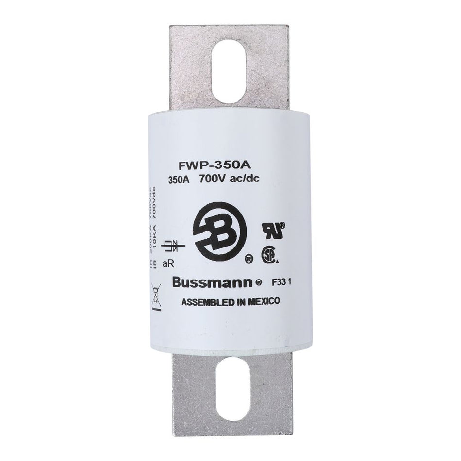 Eaton Bussmann FWP-350A 350A High Speed Fuse – Stud Mount – High Voltage Industrial Fuse