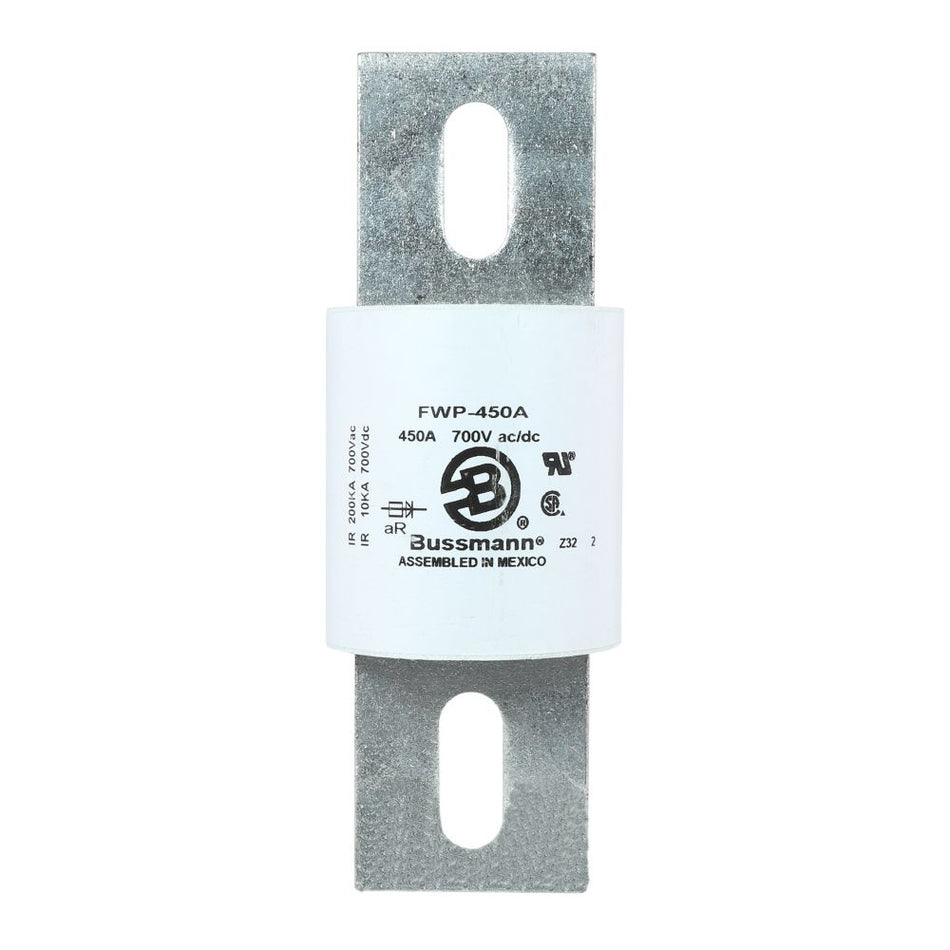 Eaton Bussmann FWP-450A 450A High Speed Fuse – Stud Mount – 250VAC/DC