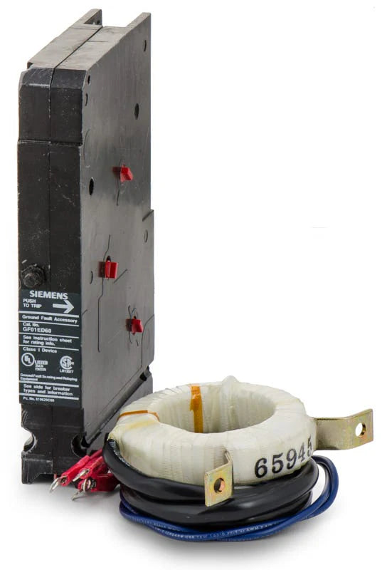 Siemens GF01ED60 Fault Relay Basic Kit – Sentron Series – 30mA – ED/HED Frame – Ground Fault Protection