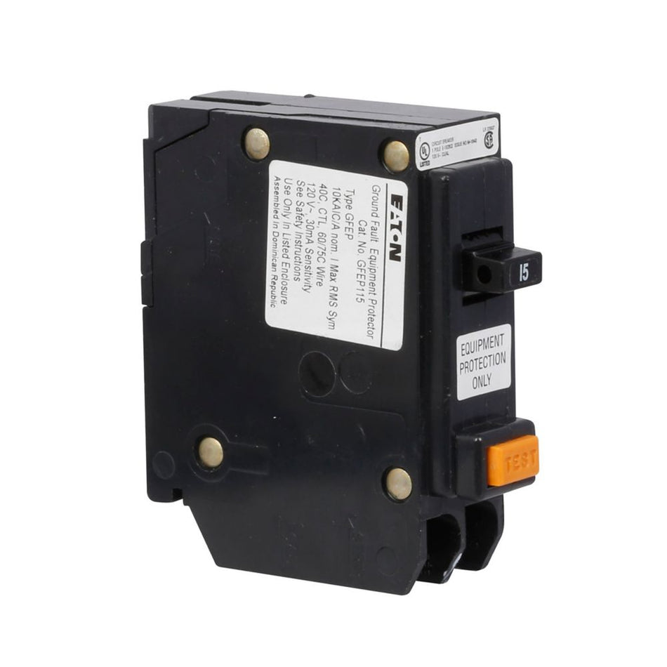 Eaton GFEP120 BR GFCI Circuit Breaker – 20A, 1-Pole, 120V, 10 kAIC