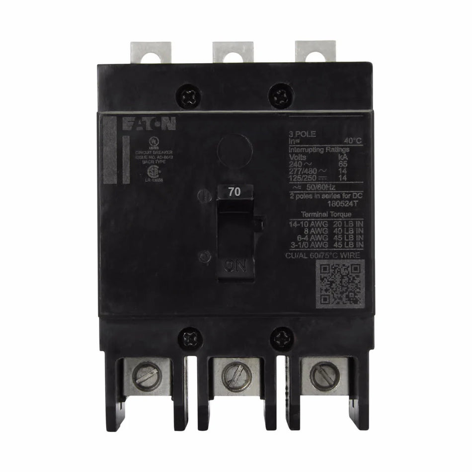 GHB3070S1 - Eaton - 70 Amp Molded Case Circuit Breaker