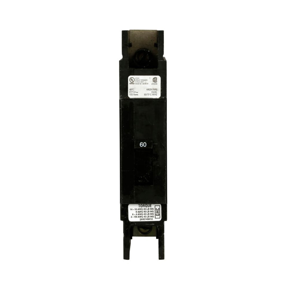 Eaton GHC1100 Series C Molded Case Circuit Breaker – 100A, 1-Pole, 277VAC/125VDC, 14 kAIC