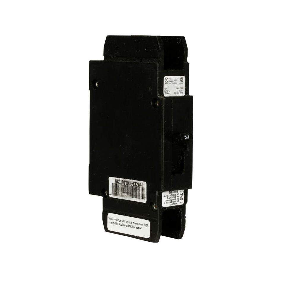 Eaton GHC1100 Series C Molded Case Circuit Breaker – 100A, 1-Pole, 277VAC/125VDC, 14 kAIC