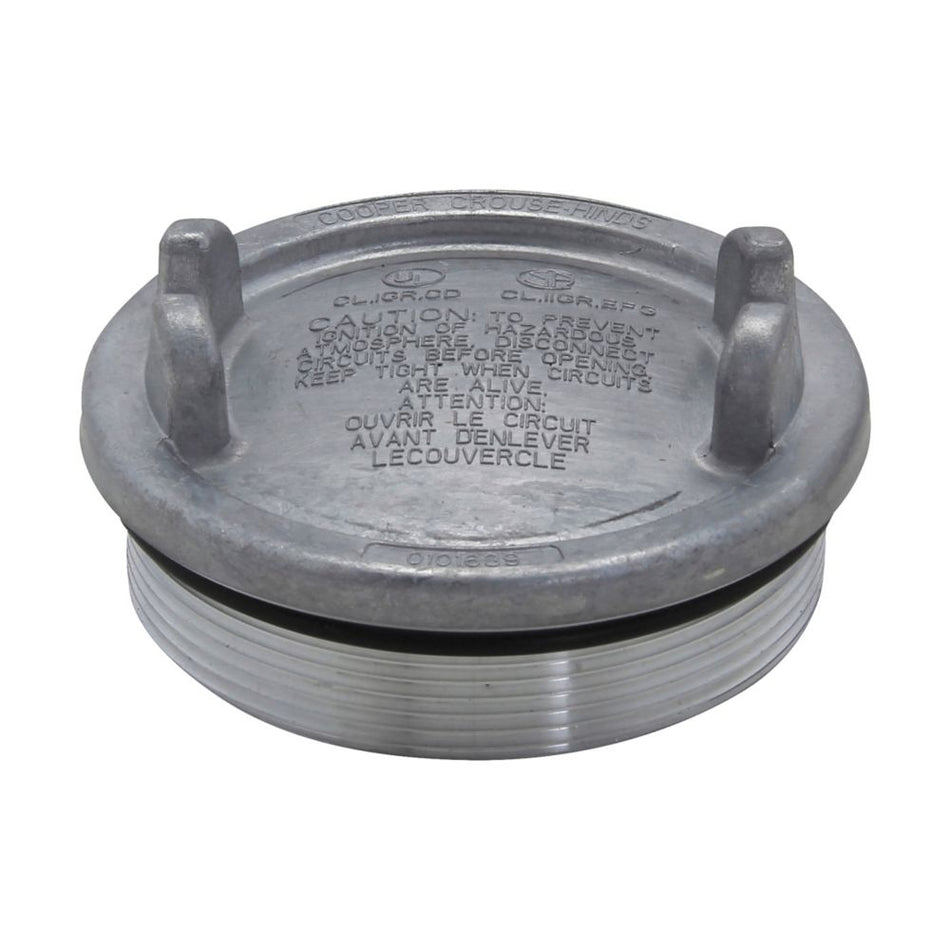 Eaton Crouse-Hinds GUA09 Condulet Surface Cover – 5 in Opening, Copper-Free Aluminum