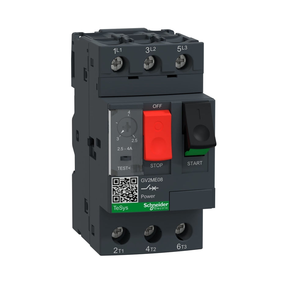 GV2ME08 - Square D - 4 Amp Electric Motor Starter