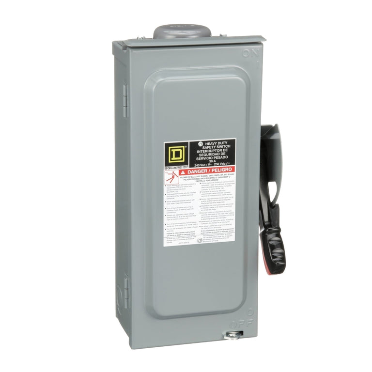 H221NRB - Square D - 30 Amp Disconnect and Safety Switch