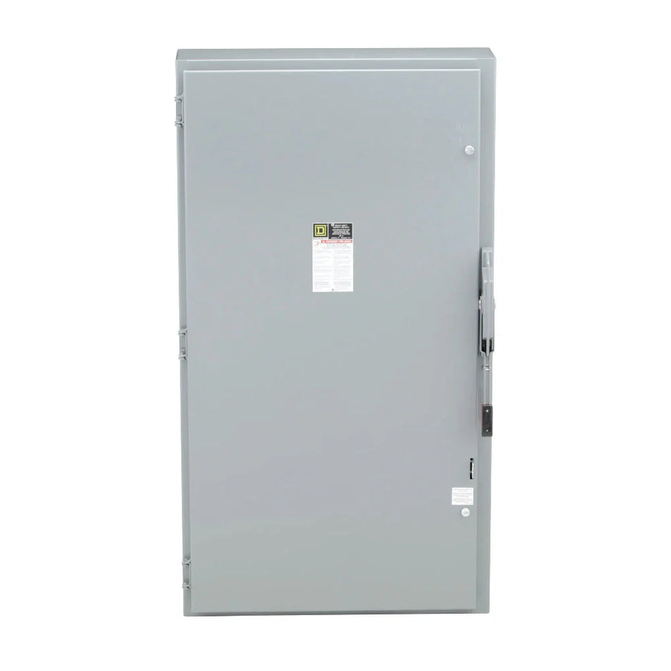 Square D H366 Heavy Duty Safety Switch – 600A – 3 Pole – 600V AC/DC – Fusible Disconnect – NEMA 1 Indoor Enclosure