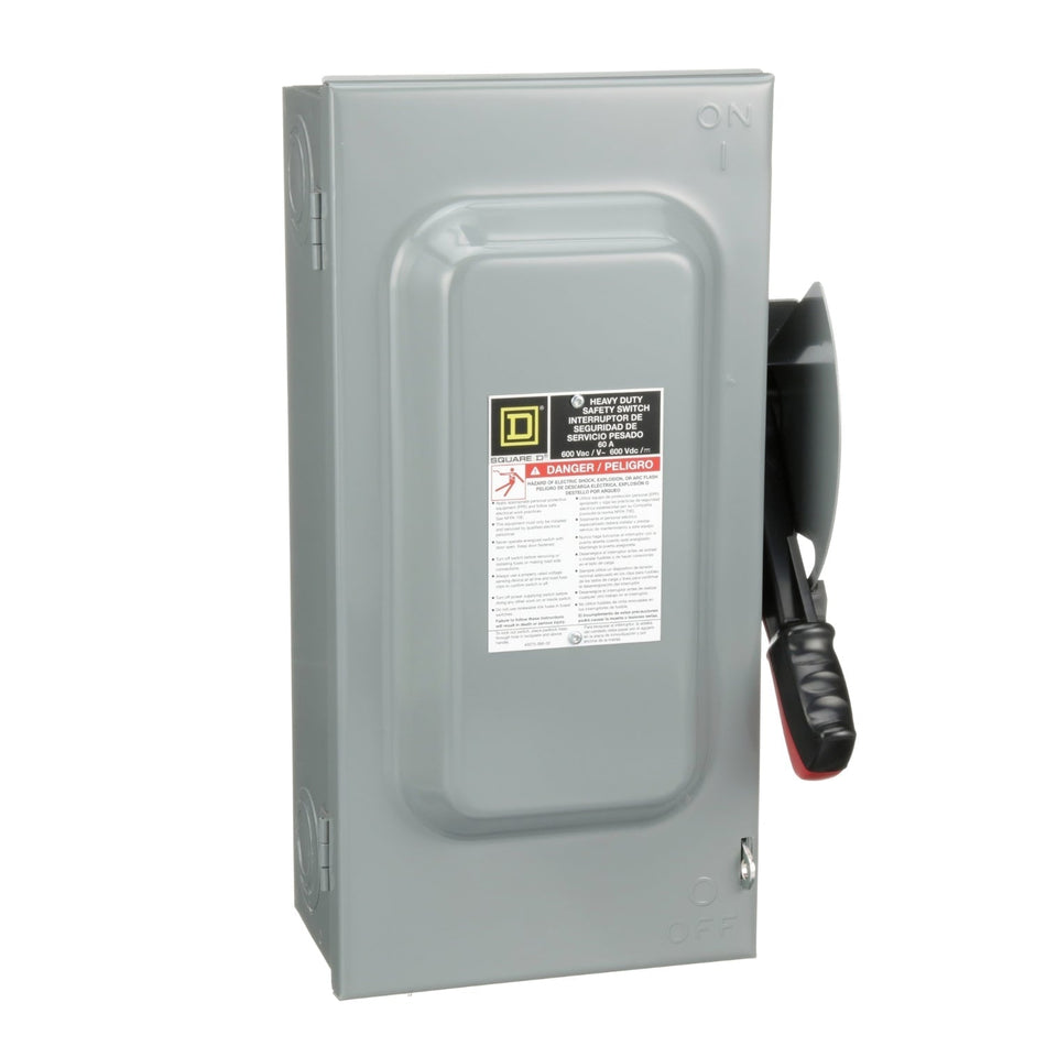 H362N - Square D - 60 Amp Disconnect and Safety Switch