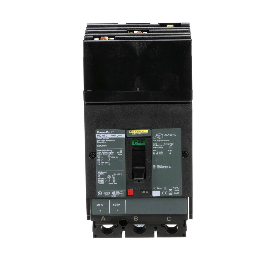 HDA36050 - Square D - Molded Case Circuit Breaker