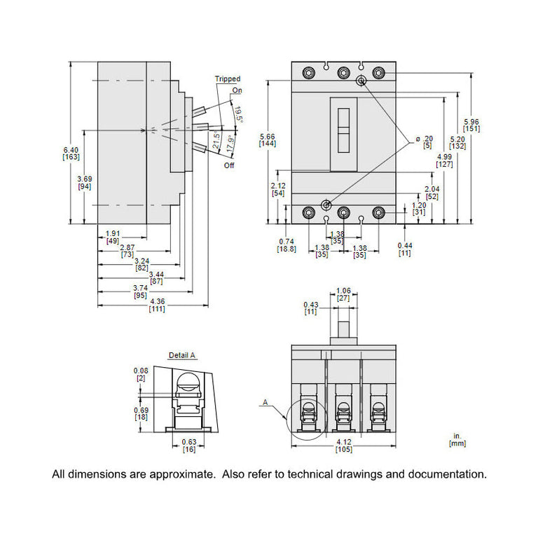 HDL36040 - Square D - Molded Case Circuit Breaker