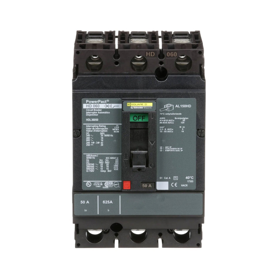 HDL36050 - Square D - Molded Case Circuit Breaker